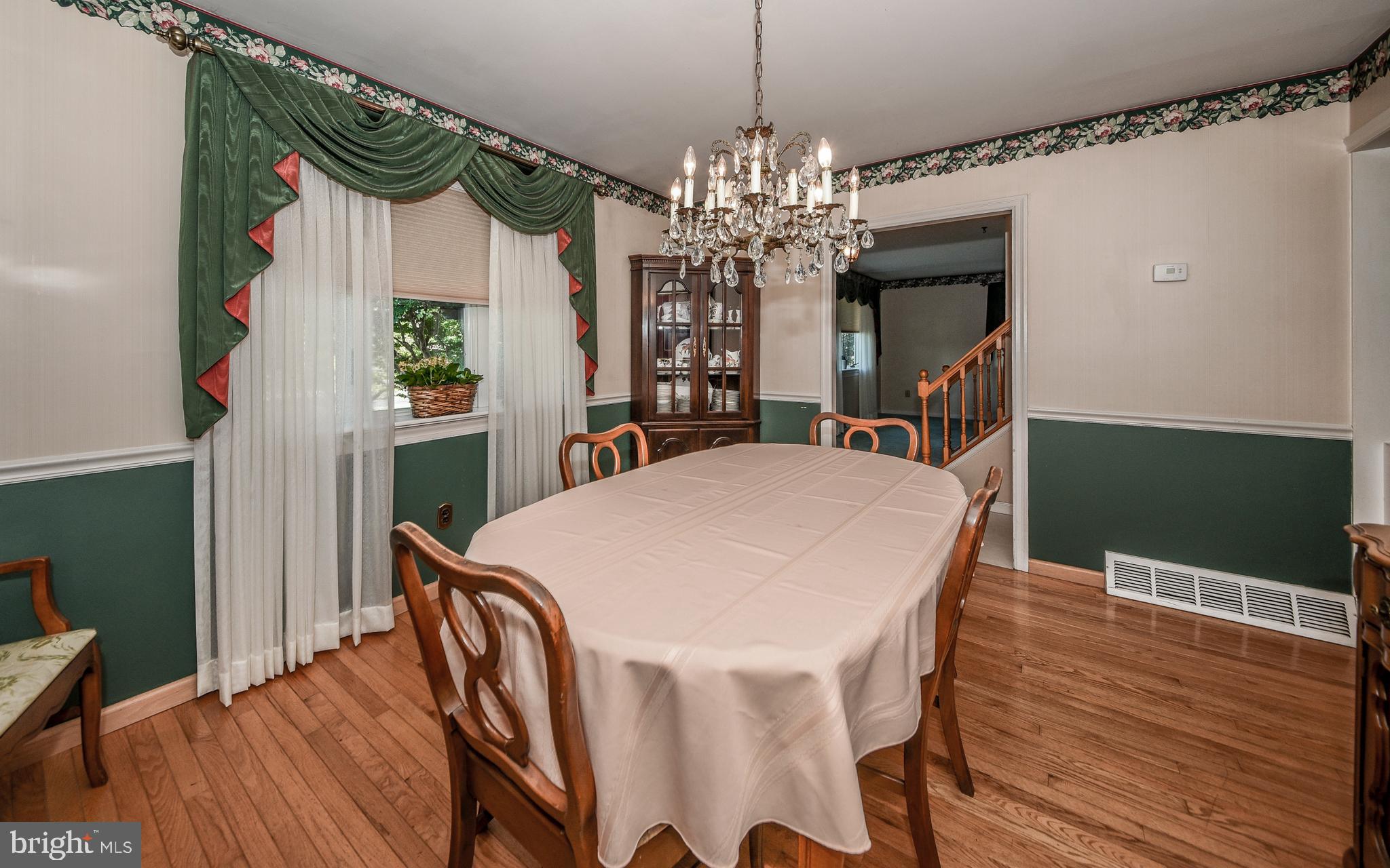 1484 West Street Road Warminster, PA 18974 - Photo 8 of 39 Formal Dining Room w Hardwood Floors