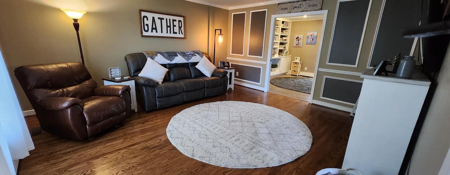 5257 North Spring Drive Northwest Roanoke, VA 24019 - Photo 13 of 47 a living room with furniture and a wooden floor