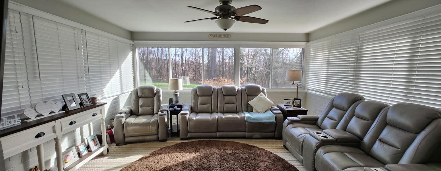 5257 North Spring Drive Northwest Roanoke, VA 24019 - Photo 15 of 47 a living room with furniture and a large window