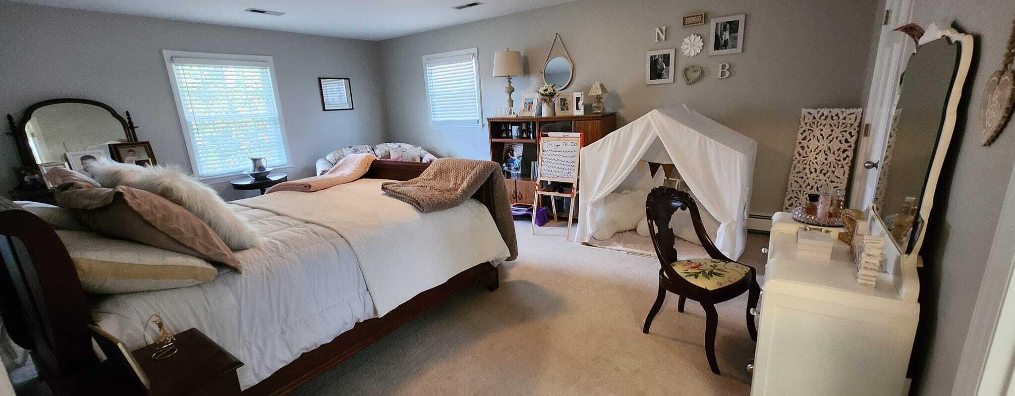 5257 North Spring Drive Northwest Roanoke, VA 24019 - Photo 24 of 47 a bed room with a bed and a chair