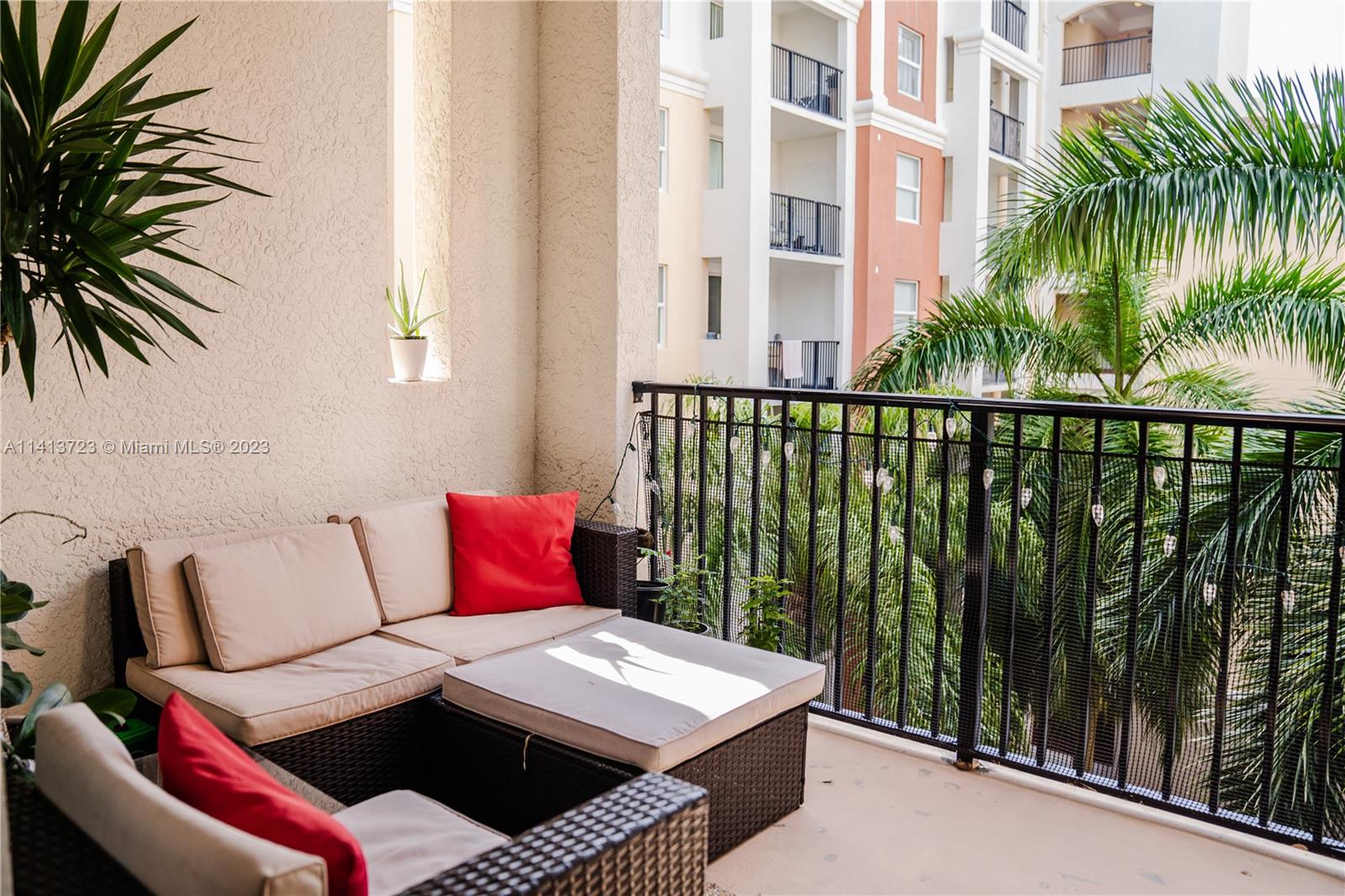 17100 North Bay Road, Unit 1613 Sunny Isles Beach, FL 33160 - Photo 25 of 30 a view of balcony with furniture