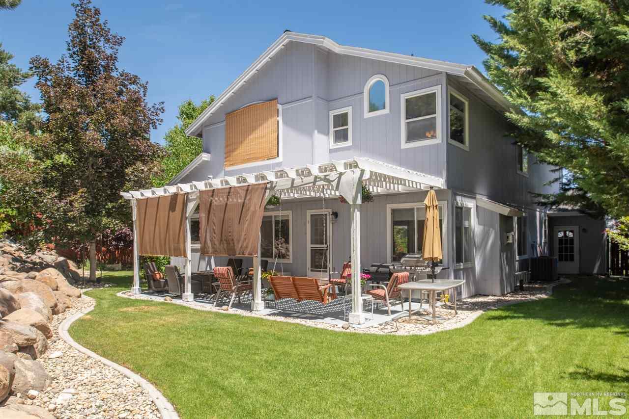 1970 Honey Ridge Drive Reno, NV 89511 - Photo 8 of 25 a view of a house with a yard patio and fire pit
