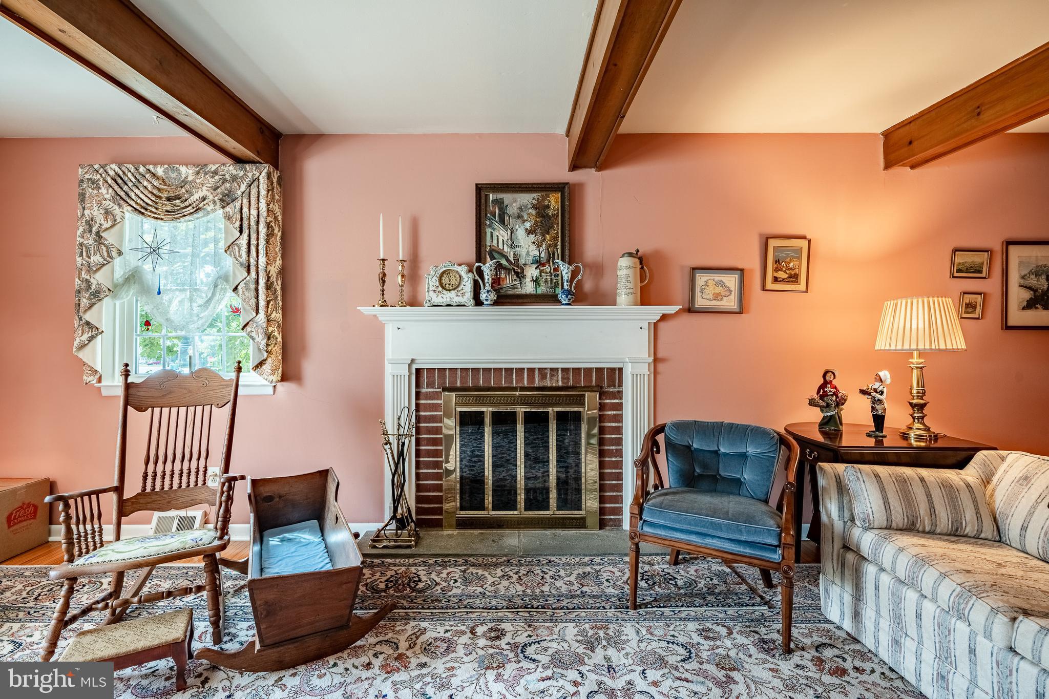 2023 Hemlock Road Eagleville, PA 19403 - Photo 19 of 56 Brick wood burning fireplace