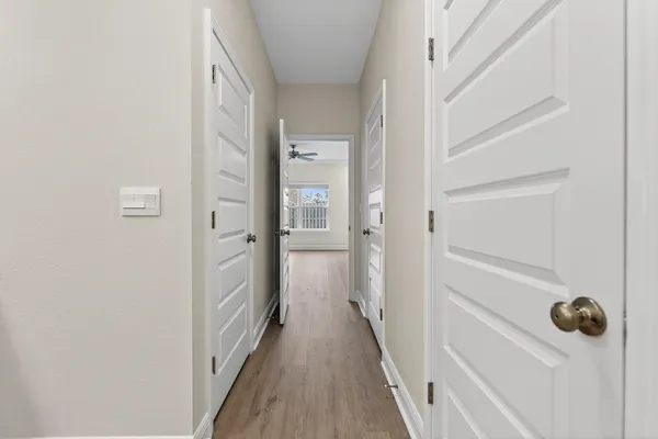 a view of a walk in closet