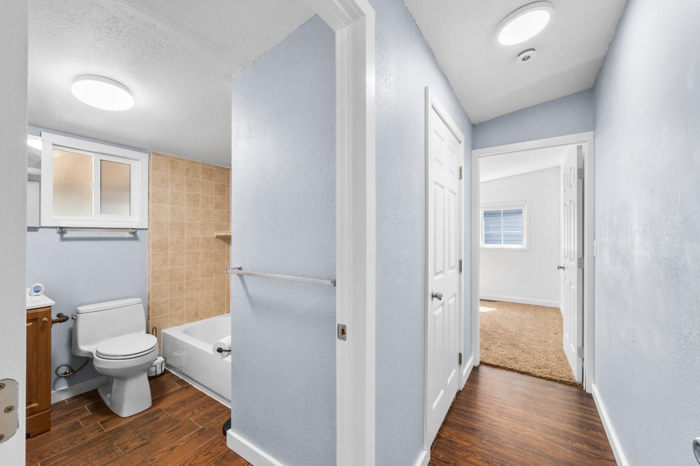 15666 Kings Creek Road Boulder Creek, CA 95006 - Photo 15 of 40 a spacious bathroom with a toilet sink and a shower