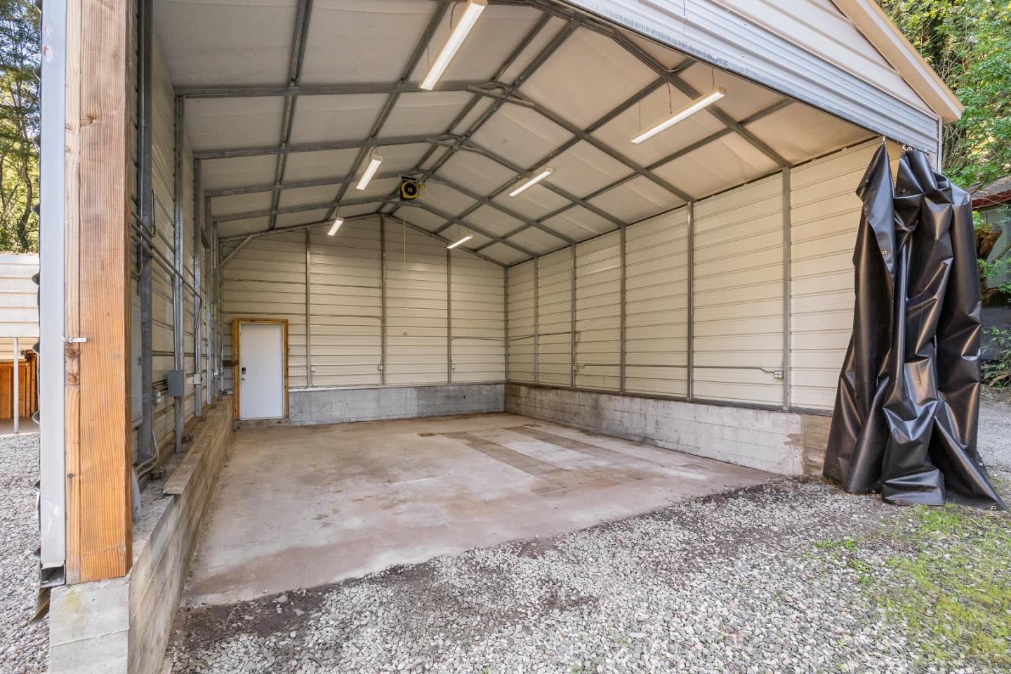 15666 Kings Creek Road Boulder Creek, CA 95006 - Photo 37 of 40 a view of a garage