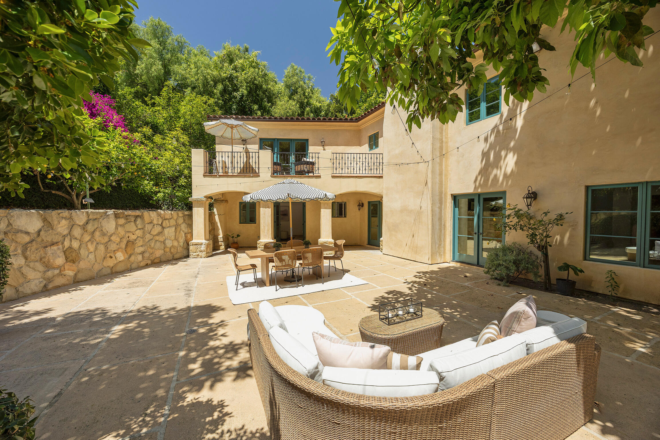 1493 Sycamore Canyon Road Montecito, CA 93108 - Photo 22 of 47 a view of a house with swimming pool and sitting area