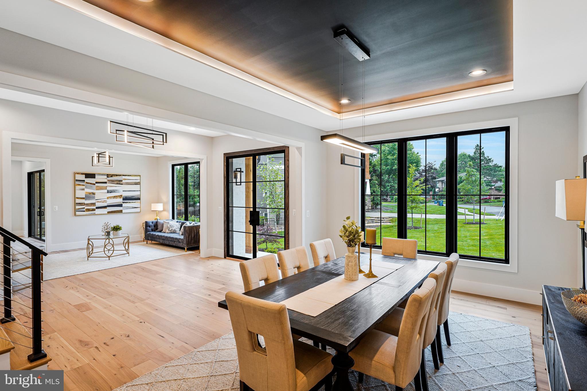 11410 Waples Mill Road Oakton, VA 22124 - Photo 59 of 104 a view of a dining room with furniture window and outside view