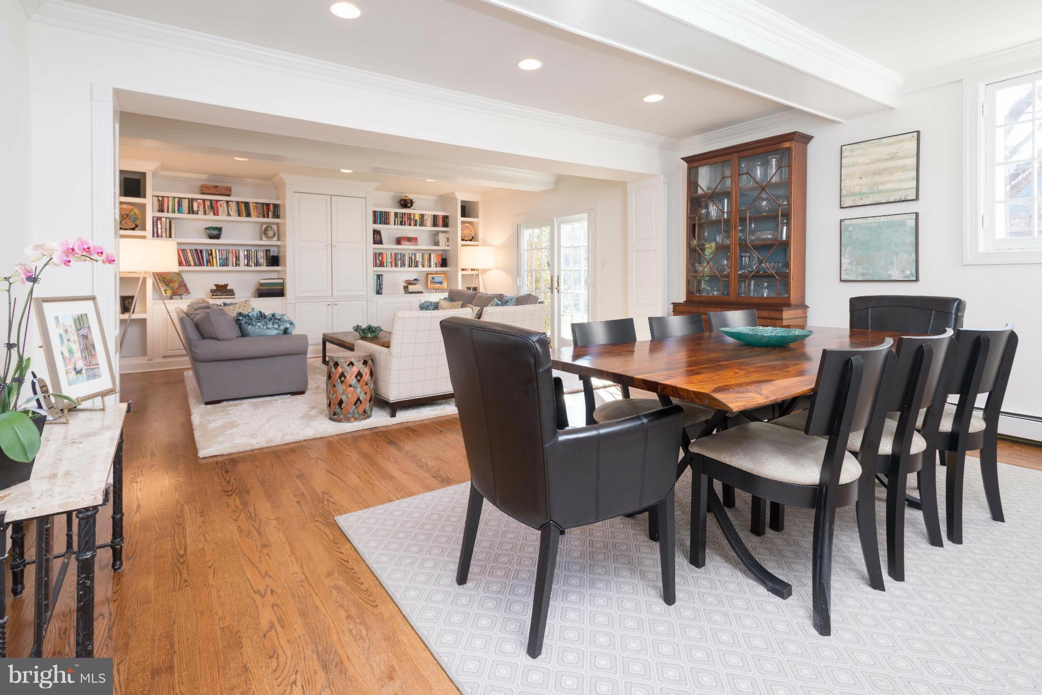 207 Witherspoon Road Baltimore, MD 21212 - Photo 13 of 28 a dining room with furniture window and wooden floor