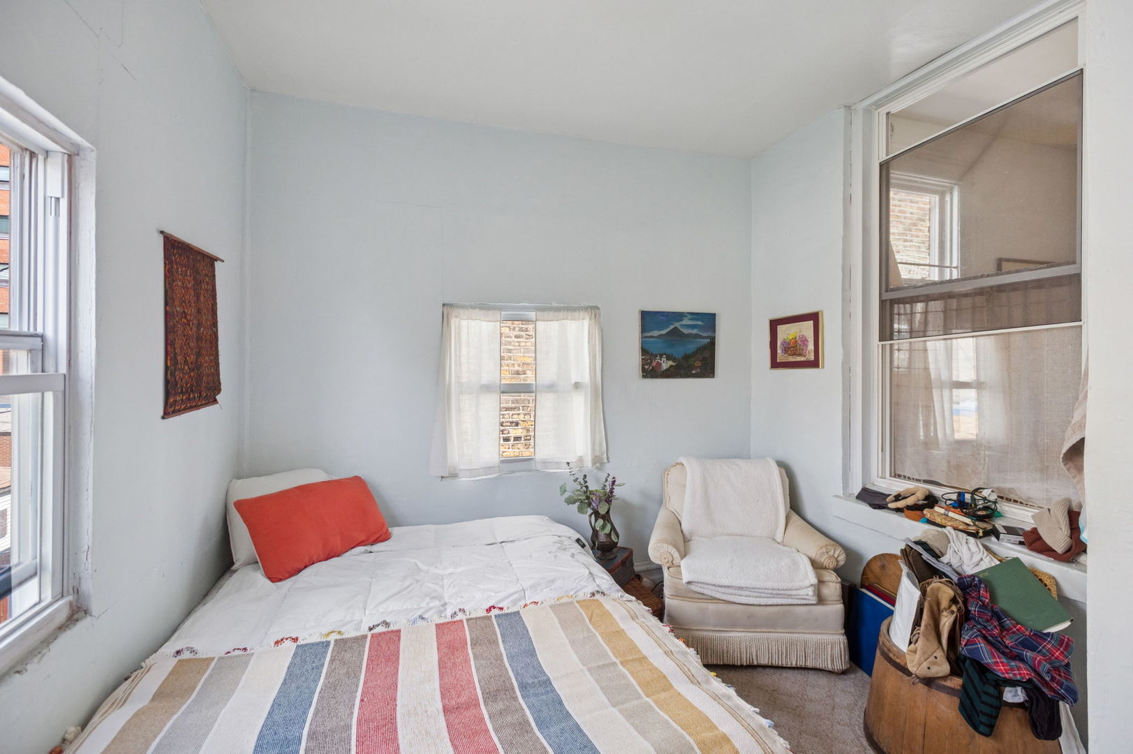 3226 West Thomas Street Chicago, IL 60651 - Photo 19 of 28 a bedroom with furniture and a window