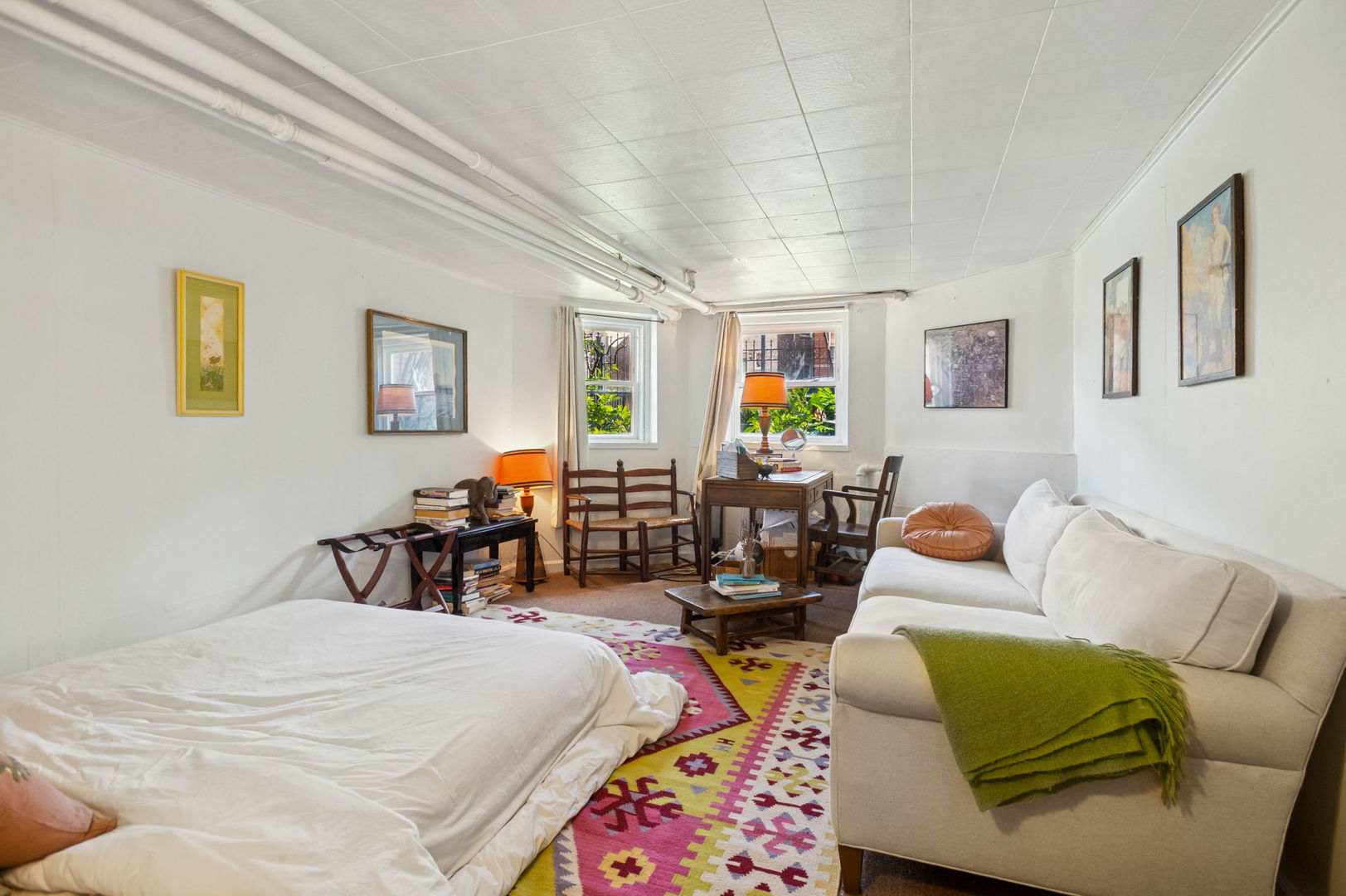 3226 West Thomas Street Chicago, IL 60651 - Photo 22 of 28 a bedroom with furniture and a large window