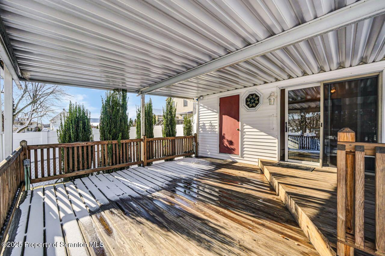 216 Prospect Street Dunmore, PA 18512 - Photo 70 of 81 Rear Deck