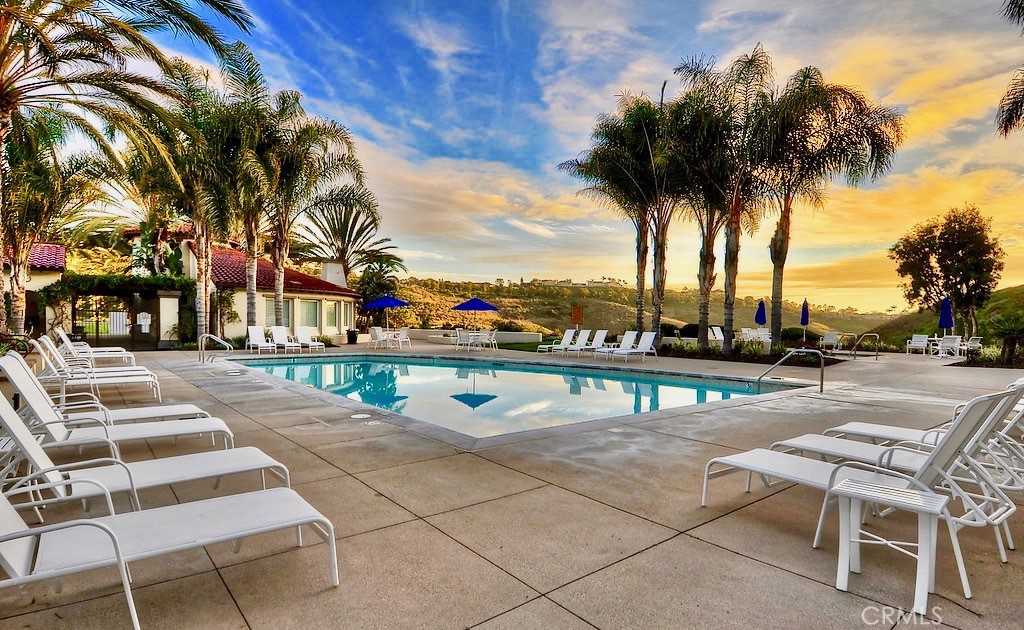 1609 Vista Luna San Clemente, CA 92673 - Photo 28 of 33 a view of swimming pool with chairs and tables