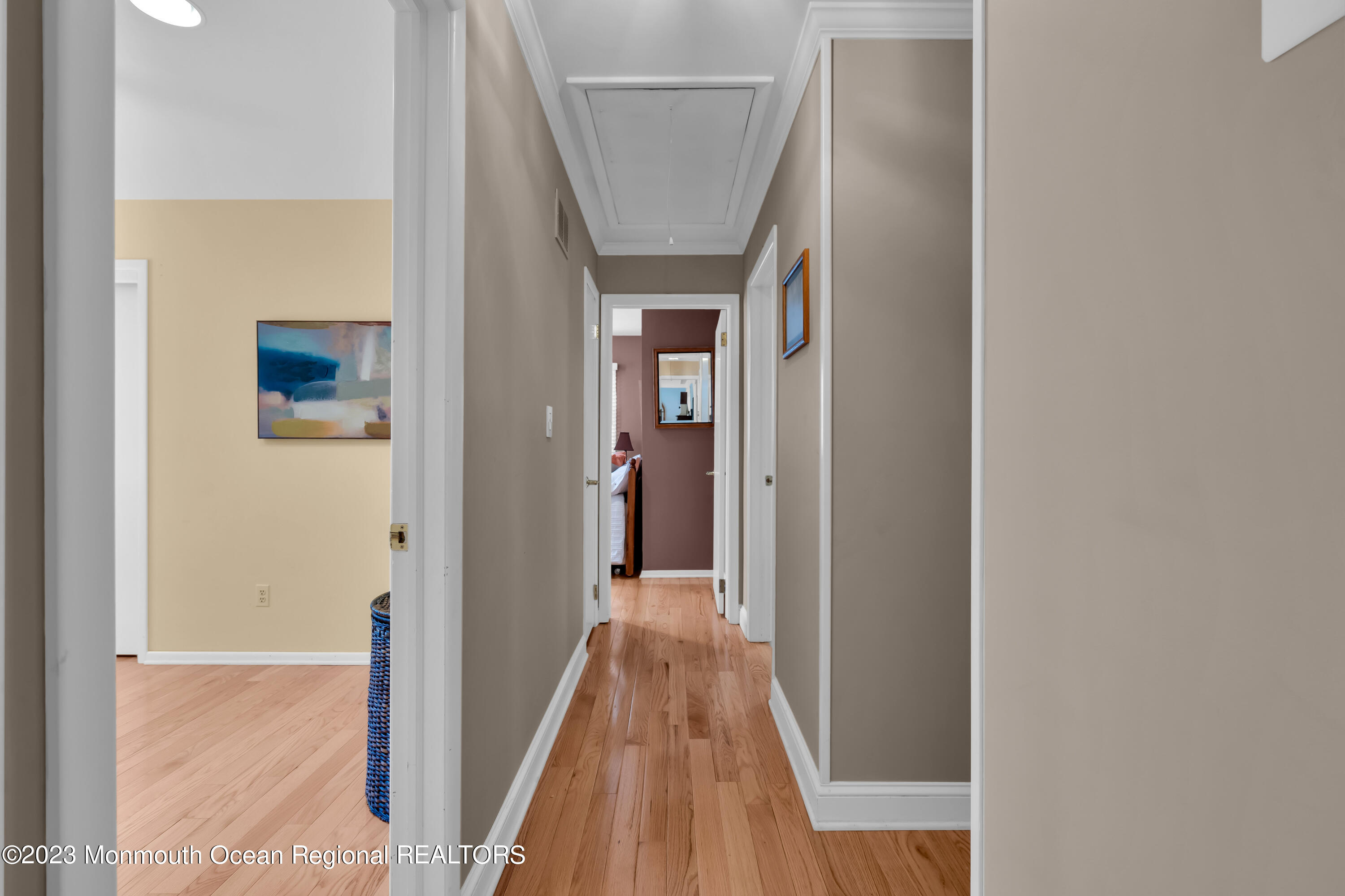 442 Frank Applegate Road Jackson, NJ 08527 - Photo 36 of 88 a view of a hallway with wooden floor and a hallway