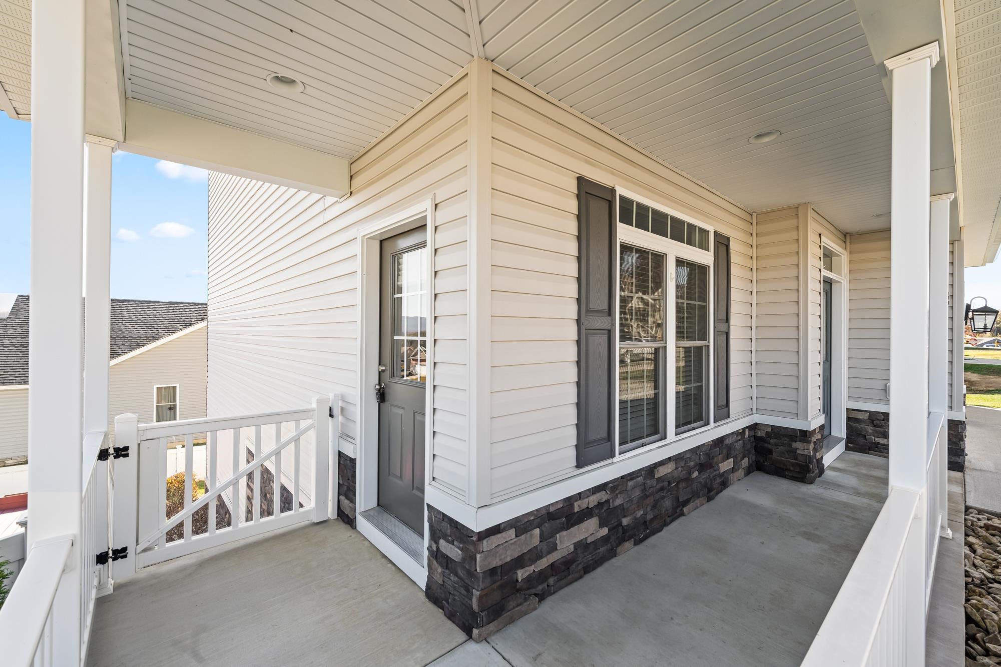 8 Mcilwee Lane Staunton, VA 24401 - Photo 45 of 56 a view of a porch with a wooden fence
