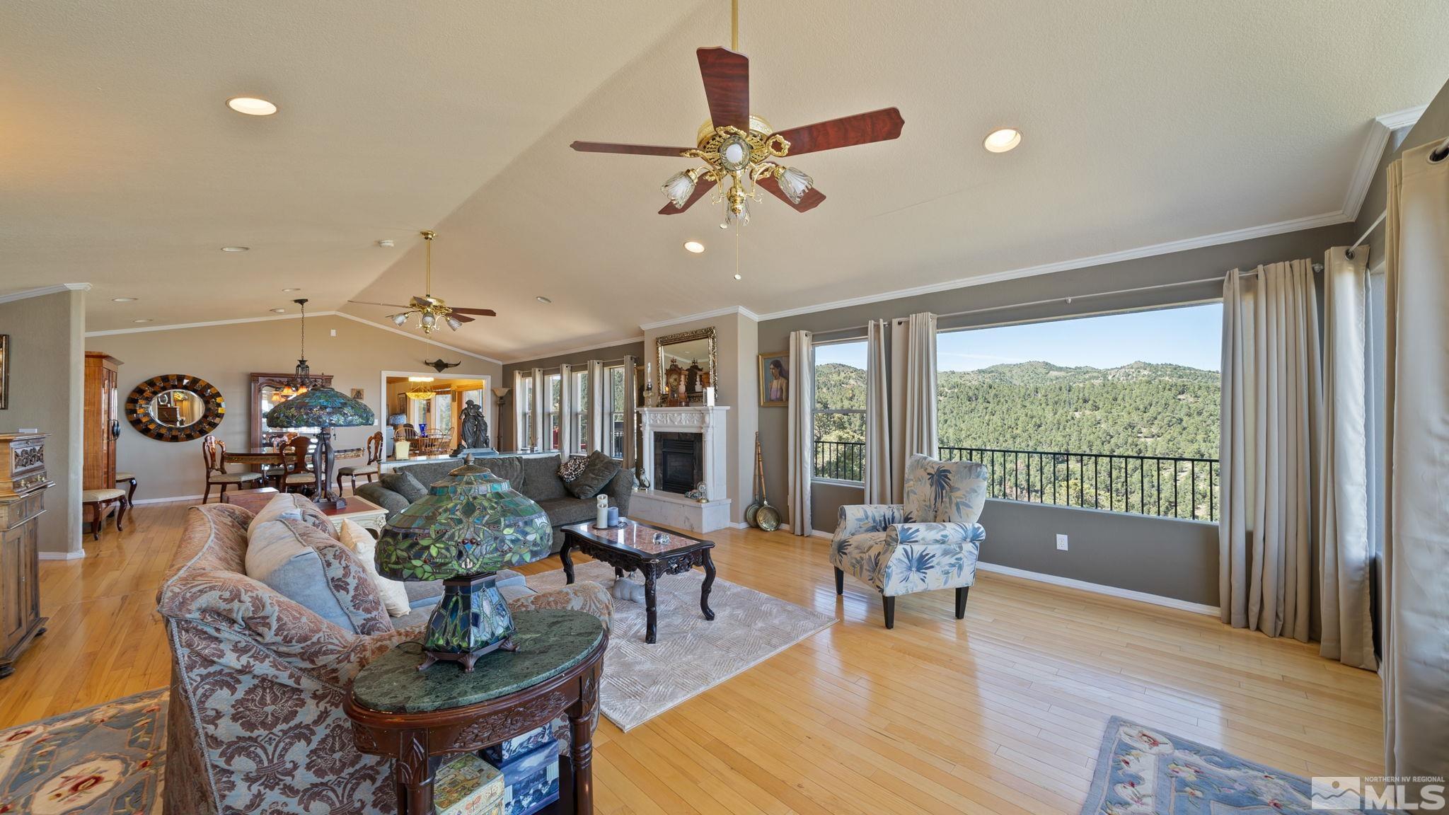 21311 Grande Road Reno, NV 89521 - Photo 10 of 37 a living room with furniture and a large window