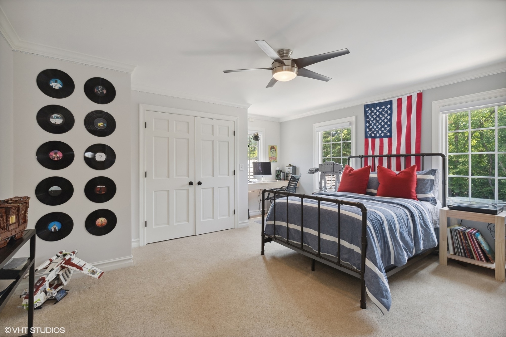 440 King Muir Road Lake Forest, IL 60045 - Photo 23 of 36 a bed sitting in a bedroom next to a window and a dresser