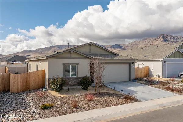 a view of a house with a outdoor space