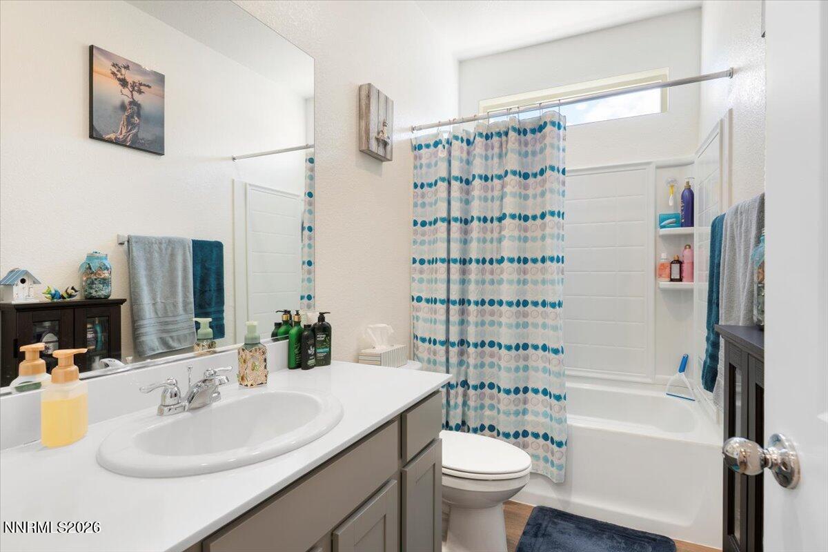 809 Egan Canyon Road Dayton, NV 89403 - Photo 38 of 51 a bathroom with a sink toilet and shower