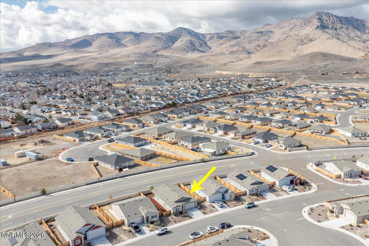 809 Egan Canyon Road Dayton, NV 89403 - Photo 51 of 51 an aerial view of residential houses with outdoor space