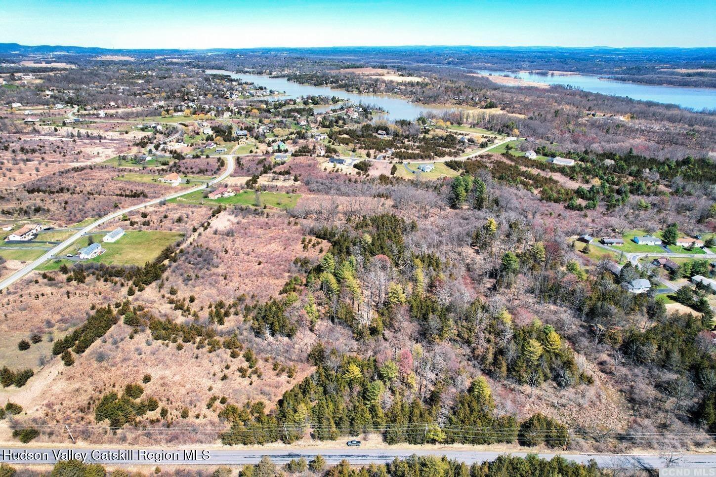 a view of city and mountain
