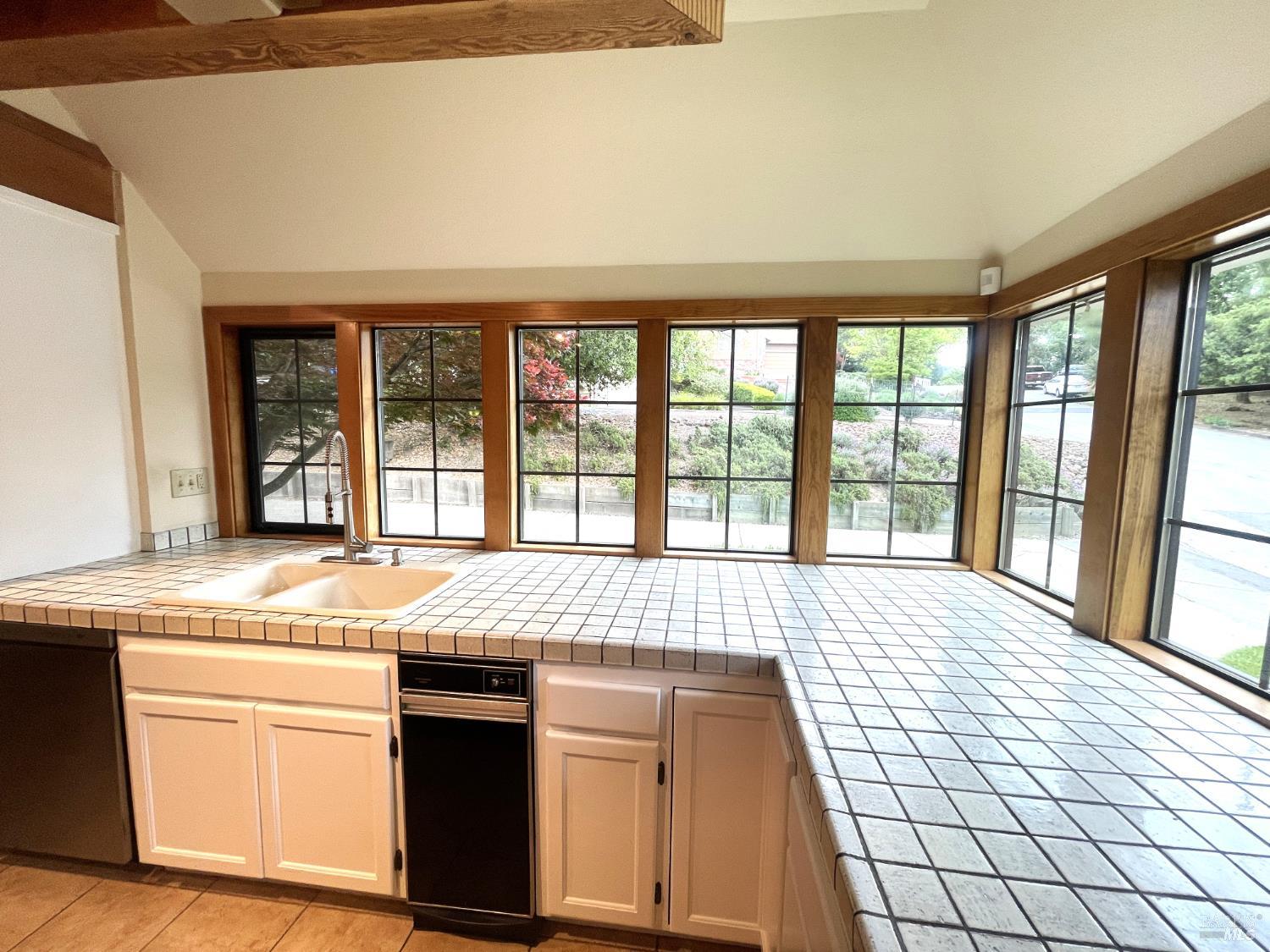 3541 Golf View Terrace Santa Rosa, CA 95405 - Photo 79 of 110 a view of a kitchen with a sink and large window
