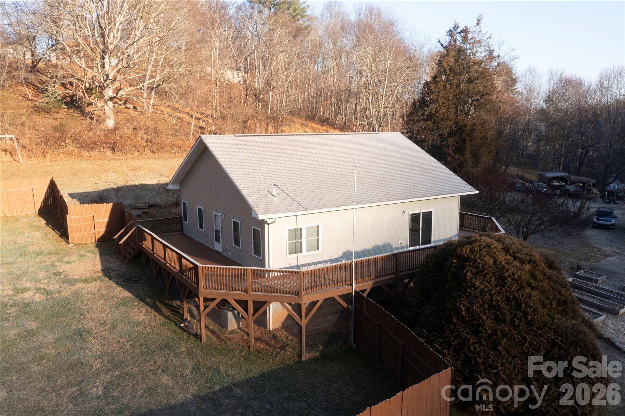 250 Duckett Cove Road Waynesville, NC 28786 - Photo 2 of 23 a aerial view of a house with a yard
