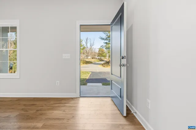 a view of front door