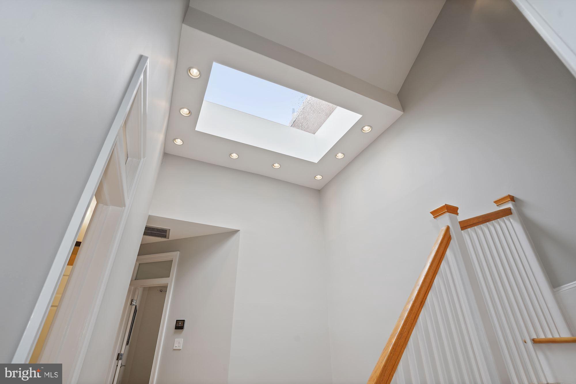 2003 Belmont Road Northwest Washington, DC 20009 - Photo 13 of 36 Staircase with Skylight