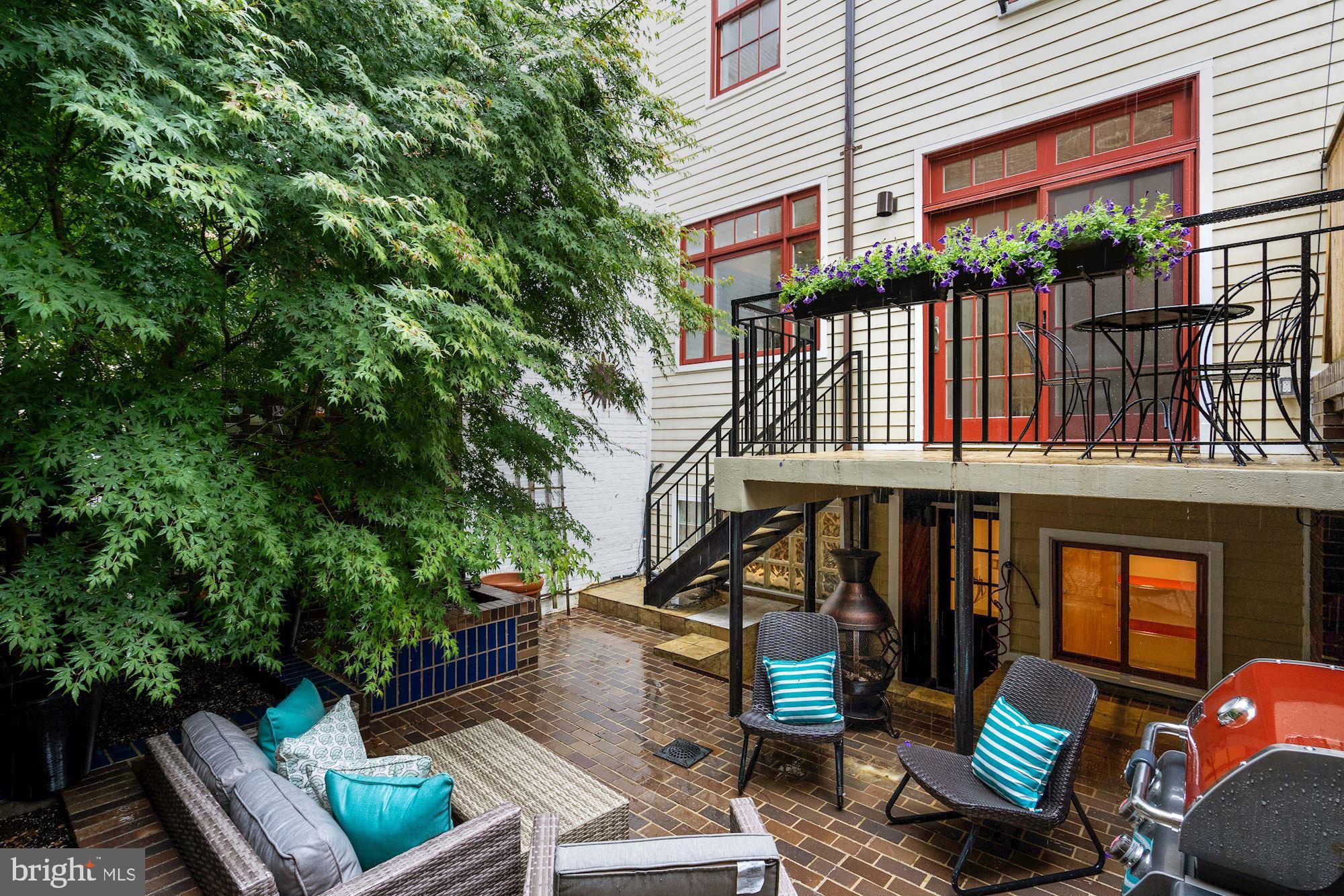 2003 Belmont Road Northwest Washington, DC 20009 - Photo 31 of 36 Rear Patio and Deck