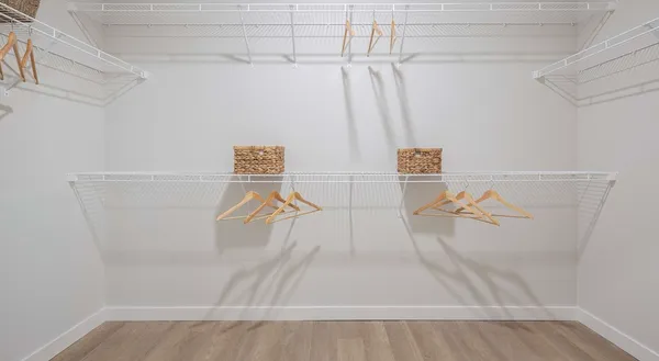 a view of walk in closet