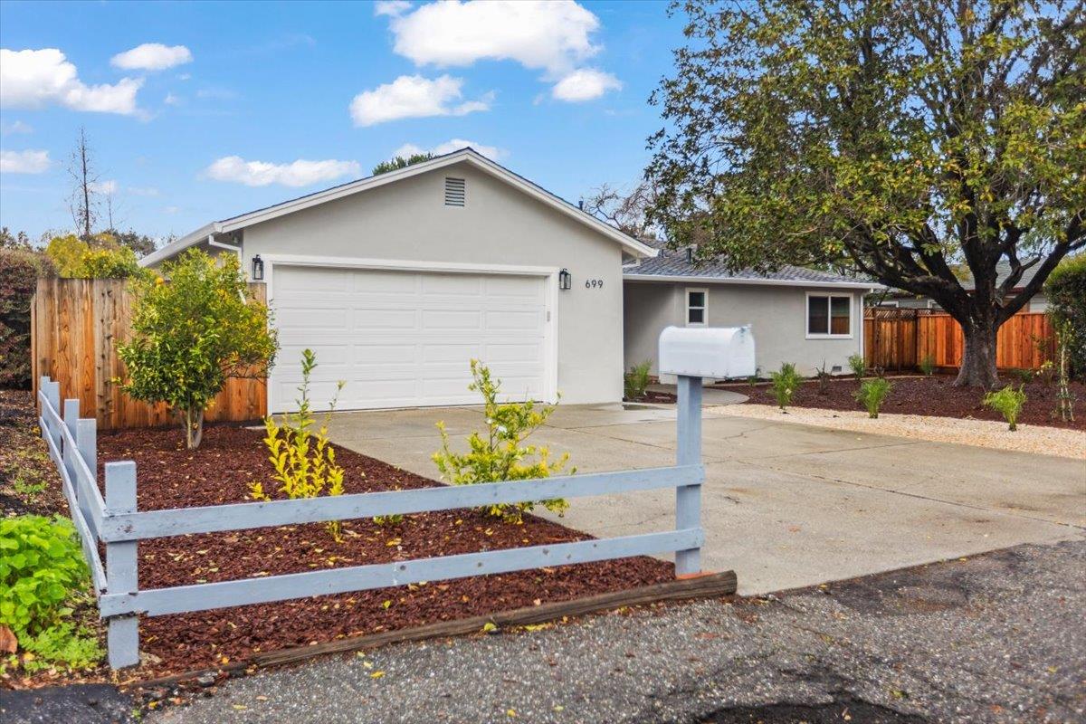699 Cambrian Drive Campbell, CA 95008 - Photo 1 of 35 a front view of a house with garden