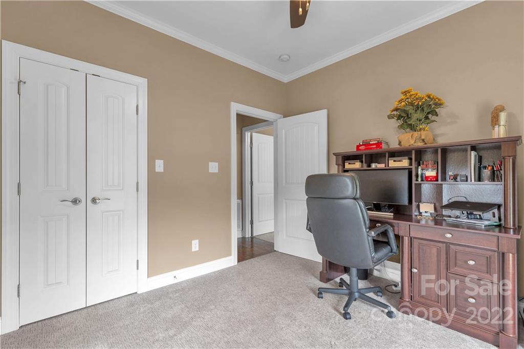 2510 South Potter Road Lancaster, SC 29720 - Photo 21 of 39 a view of a workspace with furniture and a window