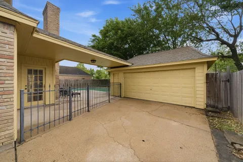 front view of a house with a garage
