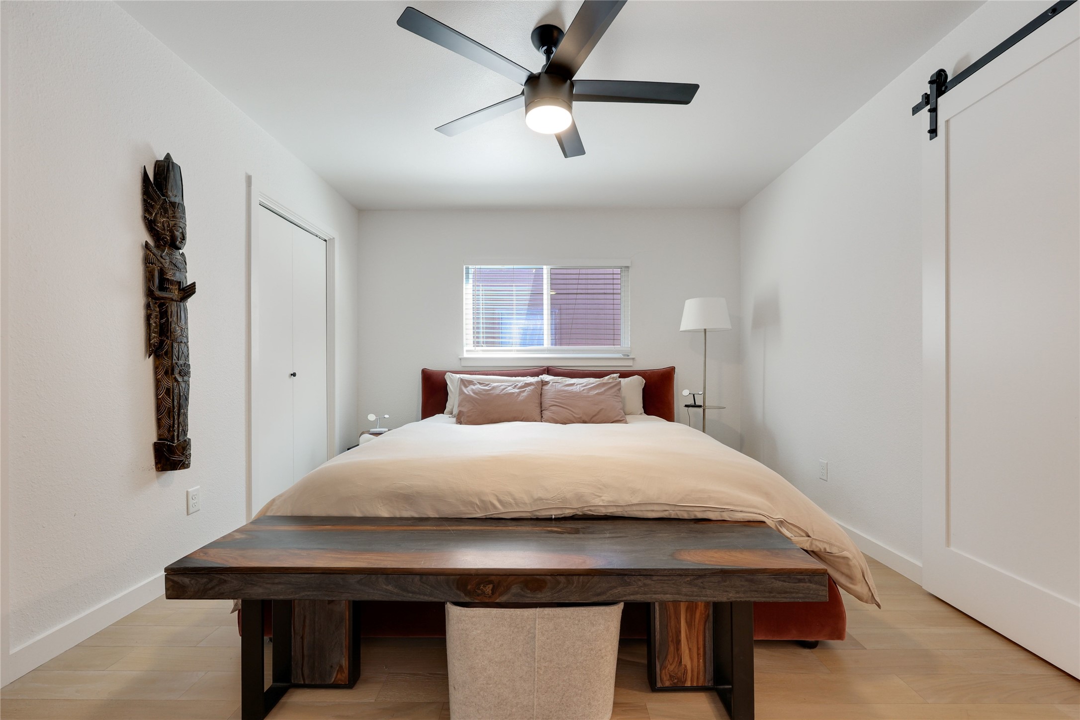 7902 Copano Drive Austin, TX 78749 - Photo 14 of 25 a bedroom with a bed and a table