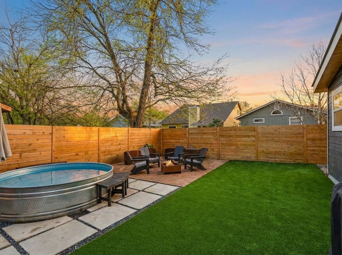 7902 Copano Drive Austin, TX 78749 - Photo 25 of 25 a view of a backyard with sitting area