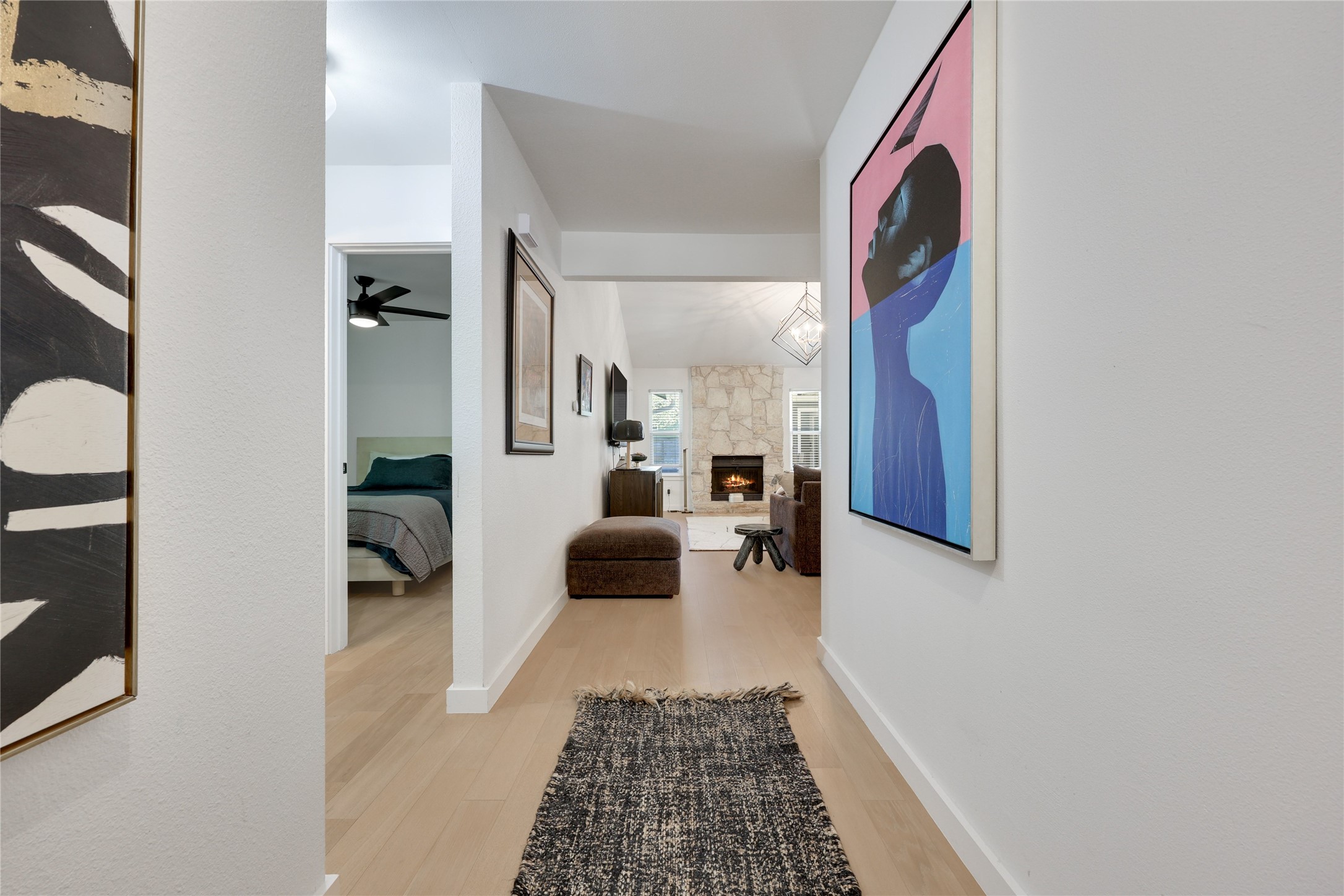 7902 Copano Drive Austin, TX 78749 - Photo 5 of 25 a living room with furniture and a rug