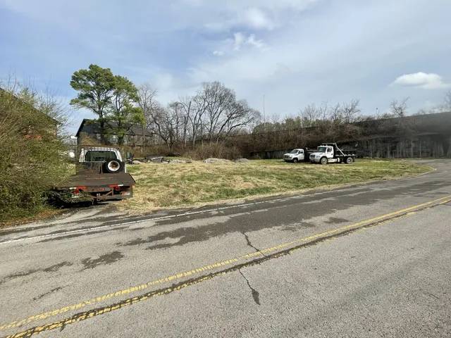 a car parked on the side of the road