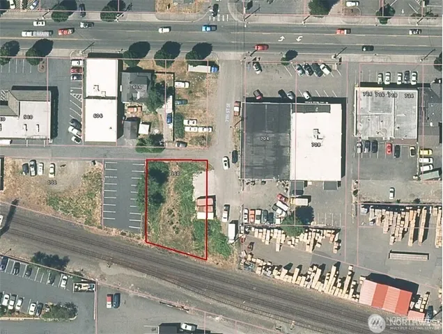 view of a building with a street