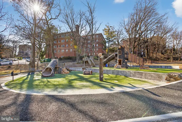 a view of swimming pool with a yard