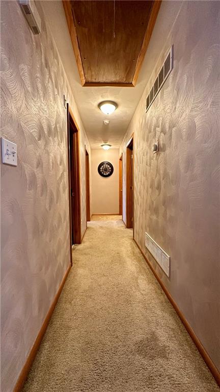 6949 Shannon Road Verona, PA 15147 - Photo 17 of 49 a view of a hallway with brick walls