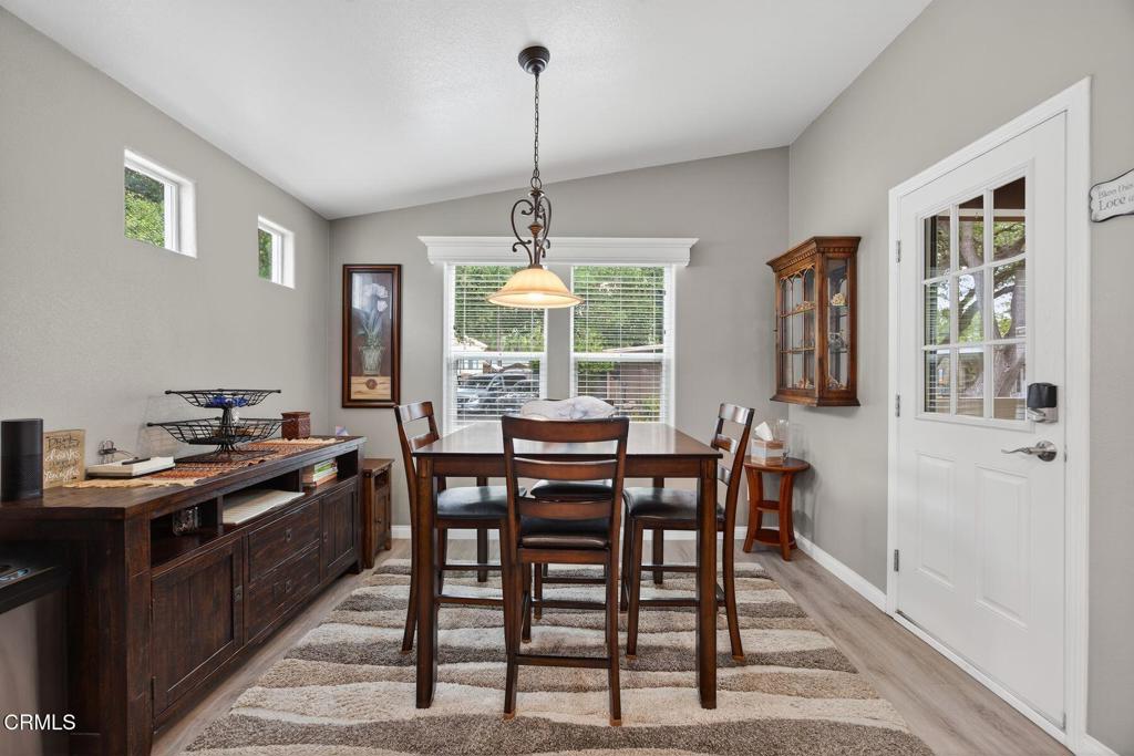 1273 South Rice Road, Unit 53 Ojai, CA 93023 - Photo 11 of 42 a view of a dining room with furniture window and outside view