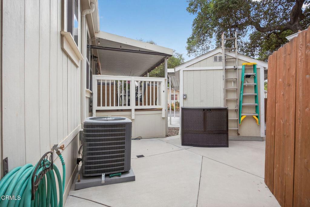 1273 South Rice Road, Unit 53 Ojai, CA 93023 - Photo 27 of 42 a view of a house with backyard and deck