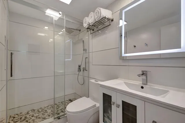 a view of a garden with a potted plants