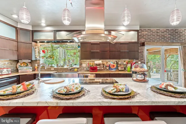 a view of store room with shelves