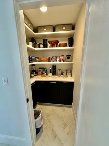 a room with shelf