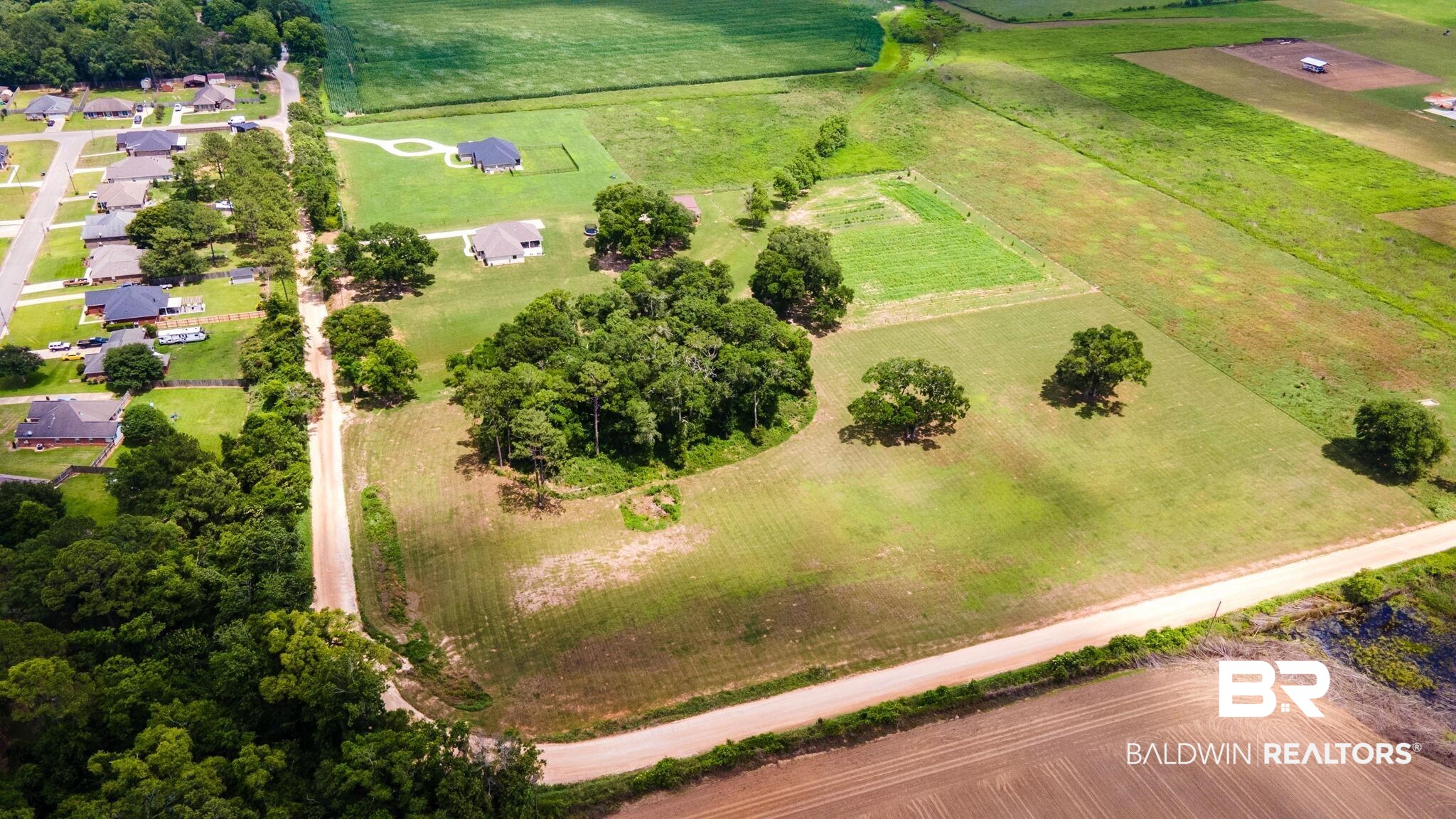0 Wear Road Grand Bay, AL 36541 - Photo 3 of 3 Aerial view of sparsely populated area