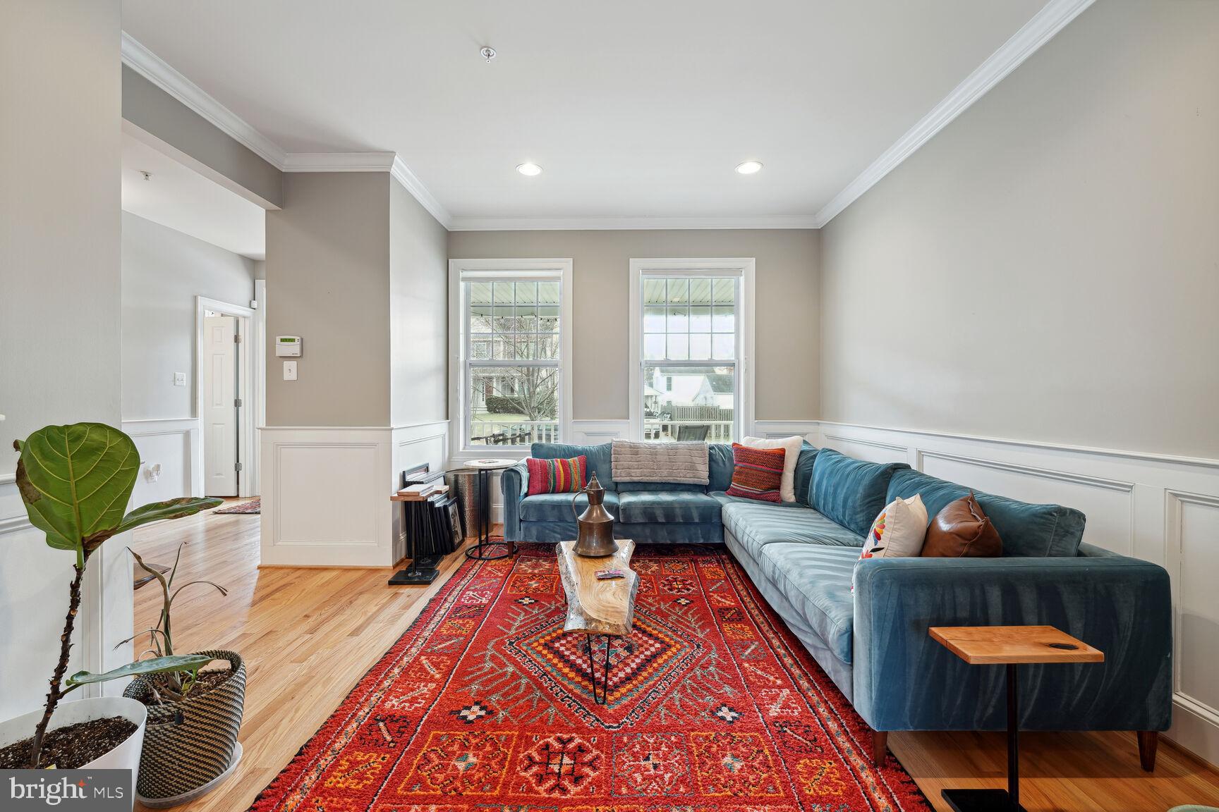 1907 Kermit Road Silver Spring, MD 20910 - Photo 3 of 20 a living room with furniture and a rug