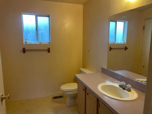 a bathroom with a sink and a toilet