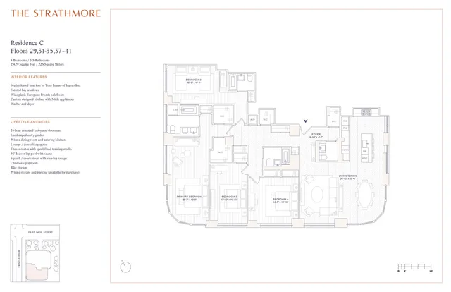 $5,100,000 | 400 East 84th Street, Unit 38C | Upper East Side